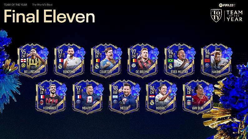 FIFA 23 TOTY Revealed: Mega Messi And Mbappé Cards Included