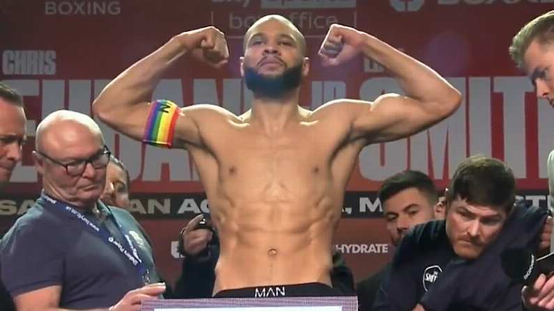 Chris Eubank Defiantly Wears Rainbow Armband In Response To Intimidation