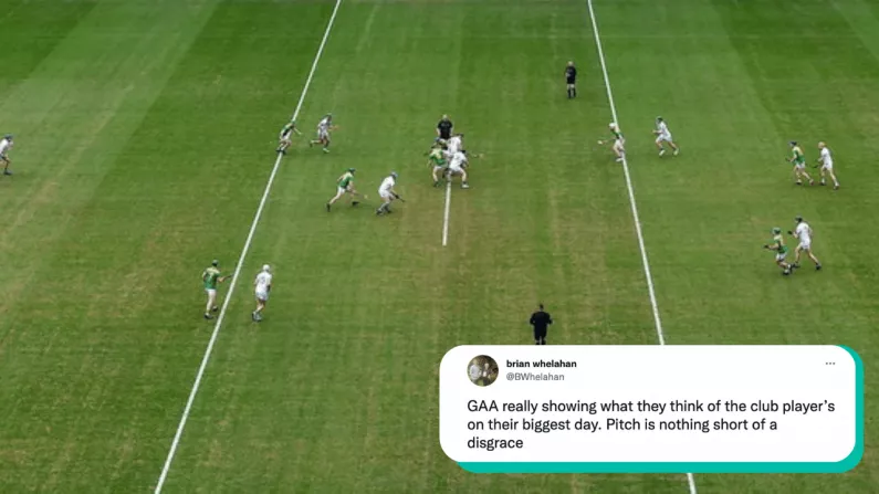 GAA Fans Were Furious Over Condition Of Croke Park Pitch For All-Ireland Club Finals
