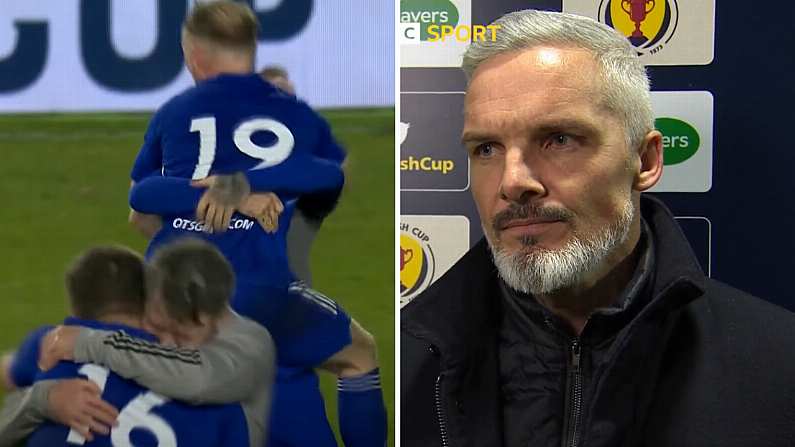 Irishman Jim Goodwin Stunned After Darvel Pull Off Giantkilling v Aberdeen