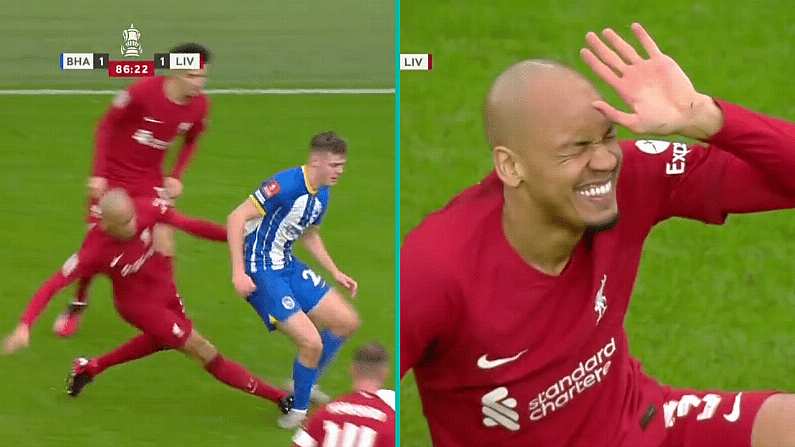 Liverpool Midfielder Fabinho Rightly Hammered For 'Horror Challenge' On Evan Ferguson