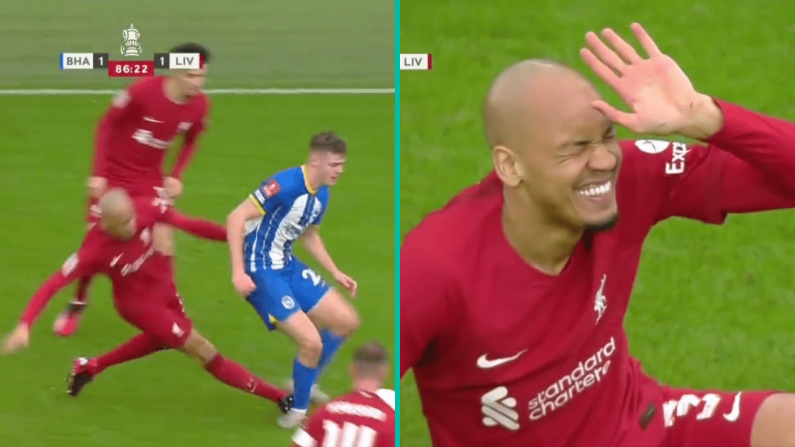 Liverpool Midfielder Fabinho Rightly Hammered For 'Horror Challenge' On Evan Ferguson