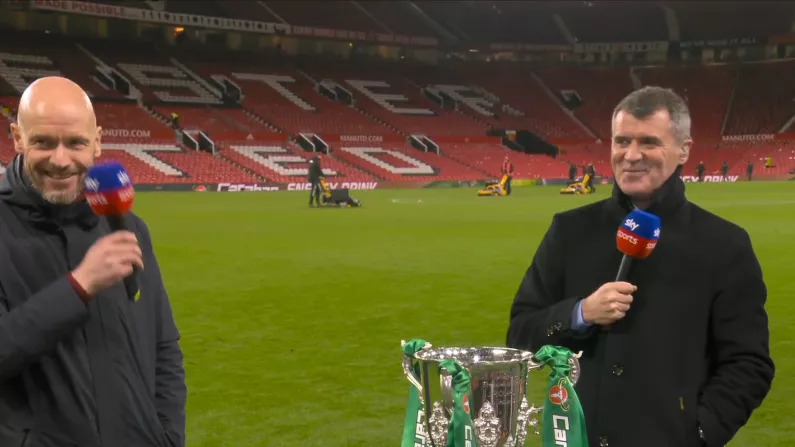 Roy Keane Makes Hilarious Cup Final Request To Erik Ten Hag
