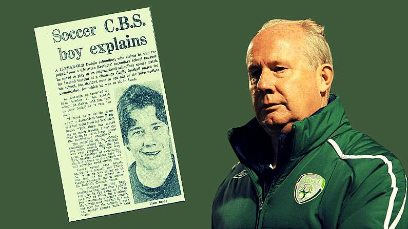 When Liam Brady Was Expelled From A Dublin School For Choosing Soccer Over GAA