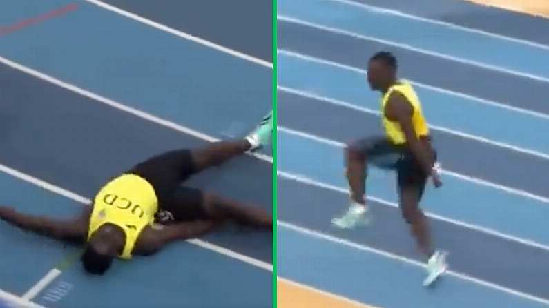 Israel Olatunde Goes Crazy After Smashing The Irish Indoor 60m Record