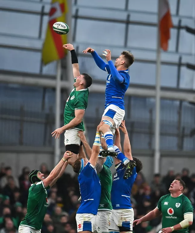 Ireland v Italy in the Six Nations