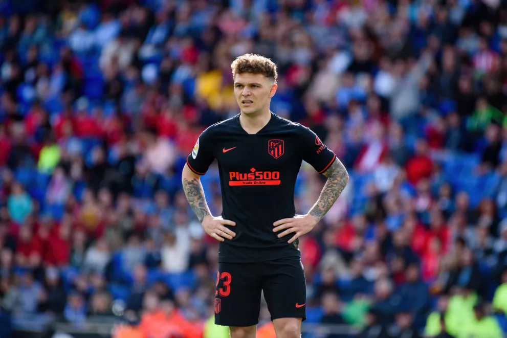 Kieran Trippier who gave Matt Doherty advice lining out for Atletico 