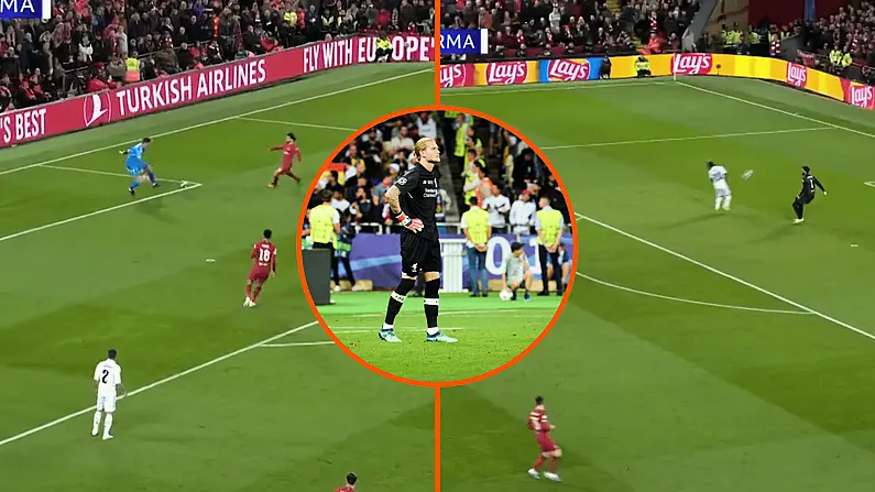 Watch: Both Courtois & Alisson Have Their Own Loris Karius Moments At Anfield