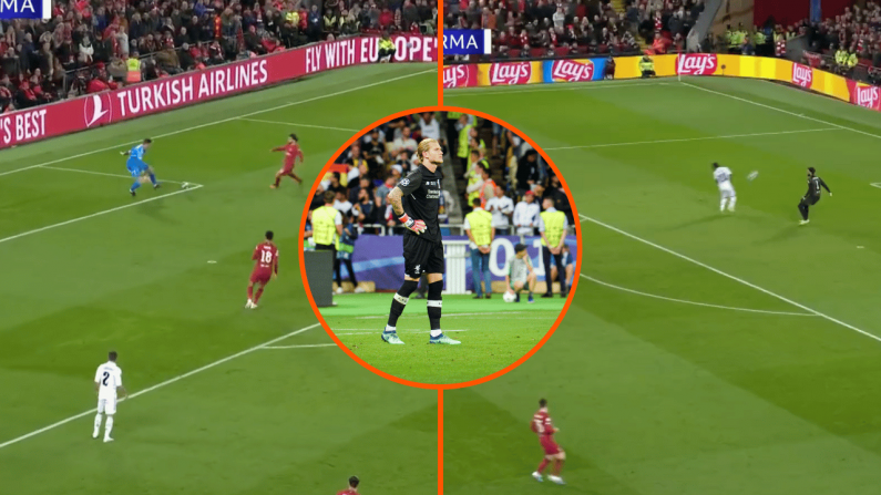 Watch: Both Courtois & Alisson Have Their Own Loris Karius Moments At Anfield