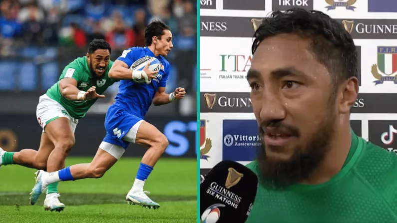 Bundee Aki Was Incredibly Honest About His Own Performance After Ireland's Win Over Italy