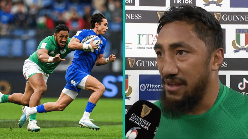 Bundee Aki Was Incredibly Honest About His Own Performance After Ireland's Win Over Italy