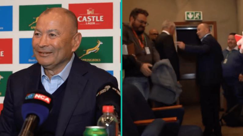 Watch: Eddie Jones Confronted Journalist Over Question After South Africa Loss