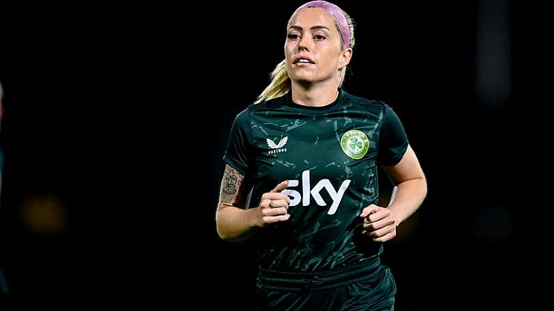 13 July 2023; Denise O'Sullivan during a Republic of Ireland training session at Meakin Park in Brisbane, Australia, ahead of the start of the FIFA Women's World Cup 2023. Photo by Stephen McCarthy/Sportsfile