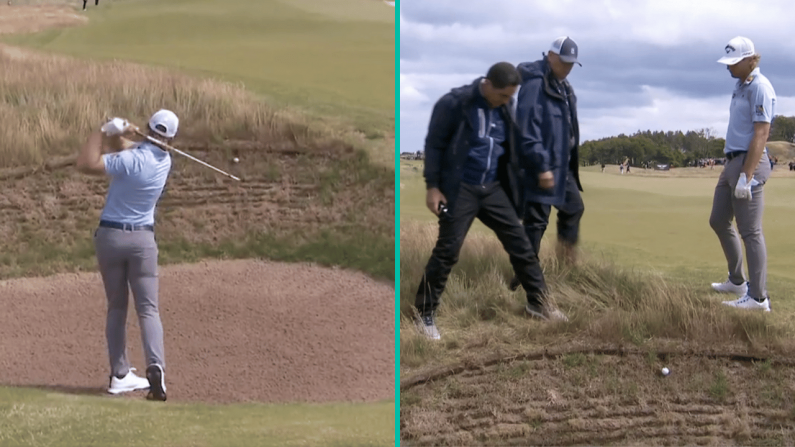 American Golfer Criticised For Response To Bizarre Bunker Shot At Scottish Open