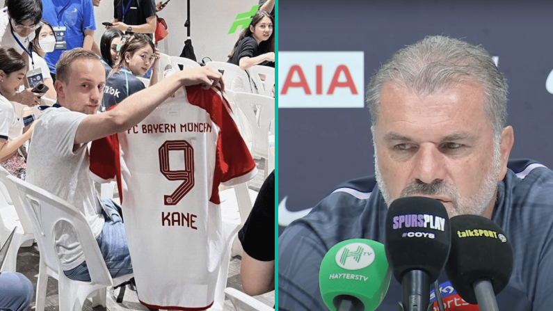 Ange Postecoglou Not Happy With German Reporter Over Harry Kane Stunt