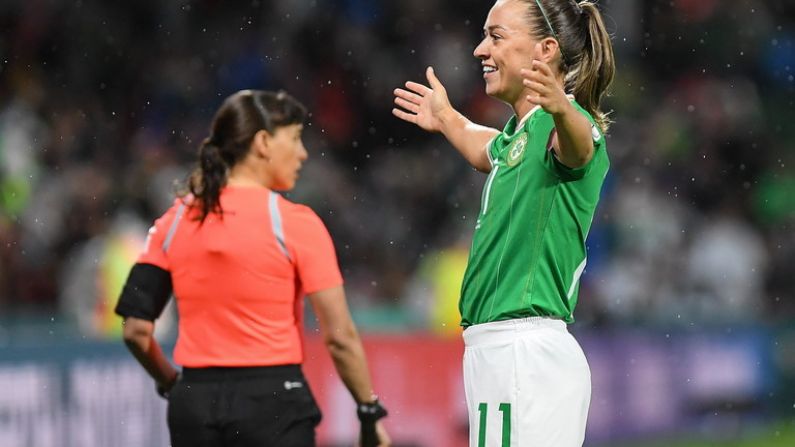 Fans In Awe As Katie McCabe Scores Ireland's First World Cup Goal With Outrageous Corner