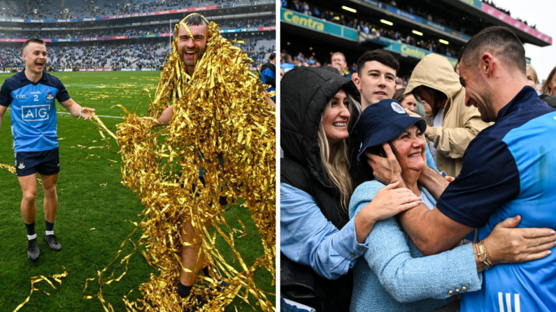 In Pictures: Dublin Players Celebrate Victory With Family And Teammates