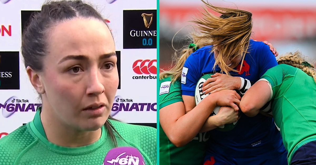 Nichola Fryday Gives Emotional Interview After Heavy Loss To France ...