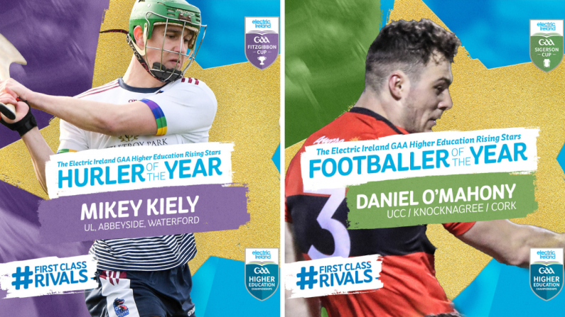 Waterford And Cork Stars Named Higher Education Players Of The Year