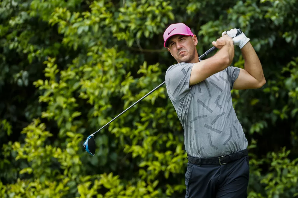 Brooks Koepka playing the masters at Augusta National making one of the best Masters tips