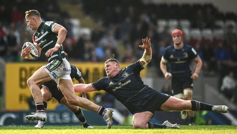 Leinster v Leicester in the 2022 Champions Cup quarter final