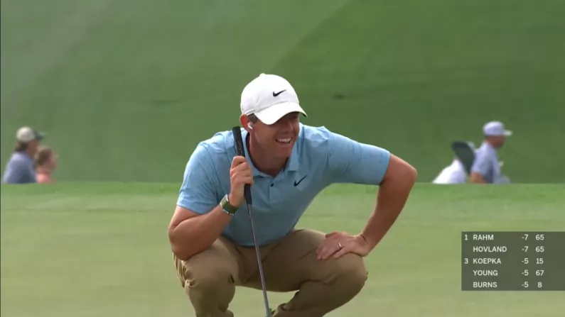 Rory McIlroy Does Surreal Mic'ed Up Interview During Masters Round