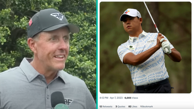 Si Woo Kim Trolls Playing Partner Phil Mickelson With Not So Subtle Dig At LIV Golf