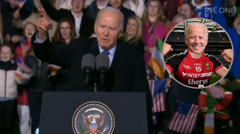 Joe Biden Declares 'Mayo For Sam' In Ballina To Rapturous Applause