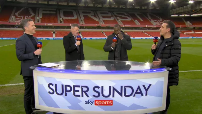 Liverpool's Jamie Carragher with the Super Sunday Crew, Carragher was speaking about Trent Alexander Arnold on Monday
