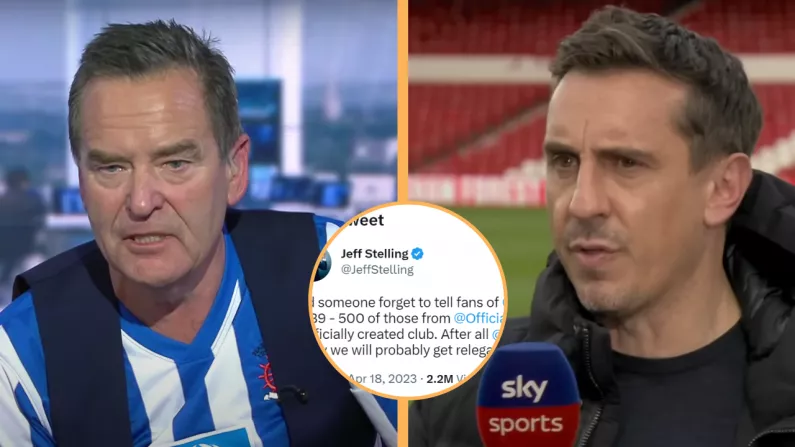 Gary Neville And Jeff Stelling In Twitter Spat Over Salford City's Woeful Attendances