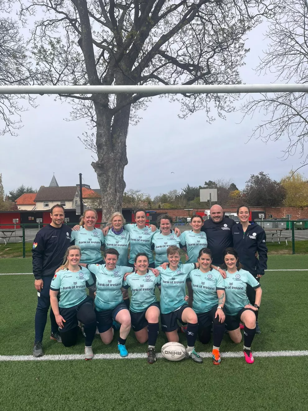The Emerald Warriors Women's team ahead of the Union Cup
