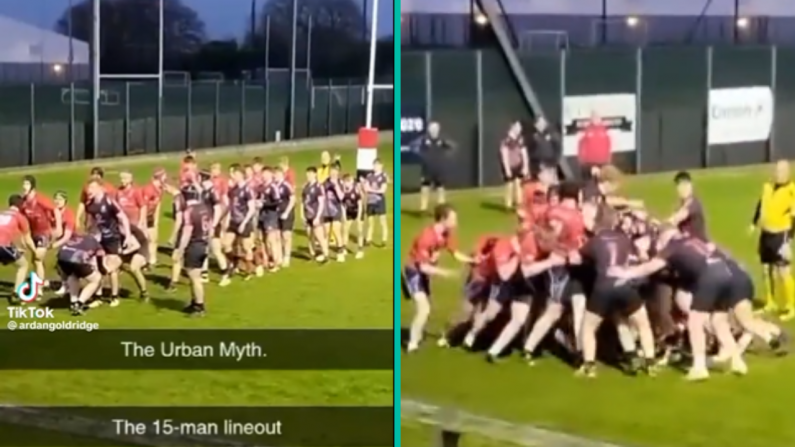 Watch: Irish Junior Rugby Team Produce Magnificent '15-Man Lineout' Drive