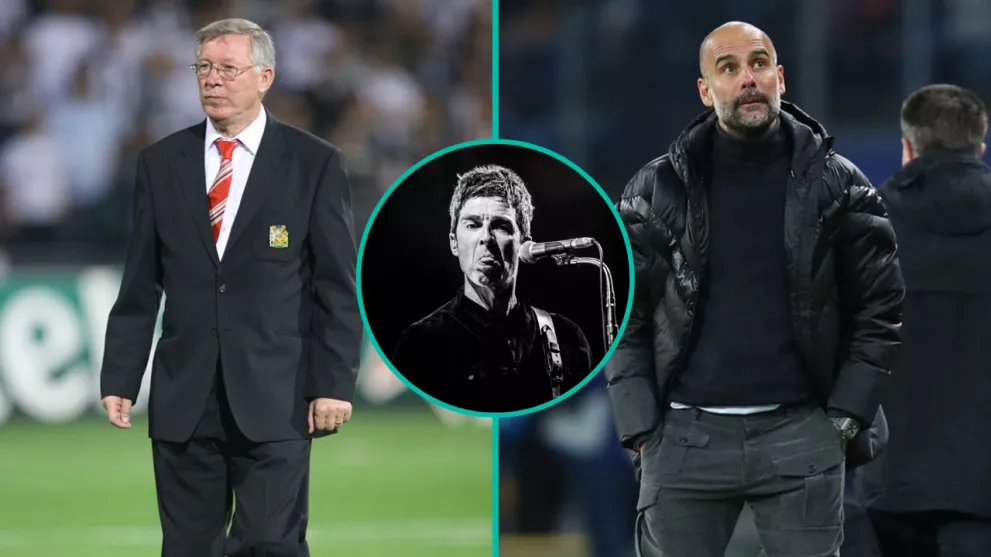 Noel Gallagher Alex Ferguson Pep Guardiola