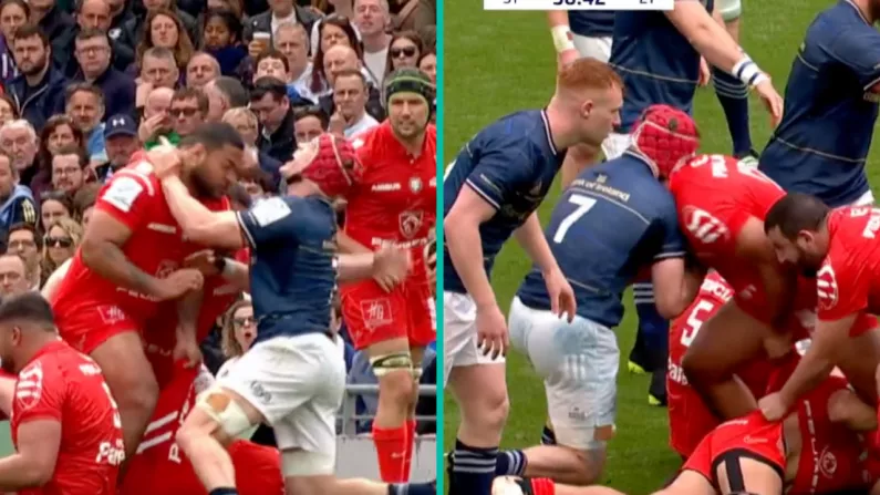 Fans Accuse Josh Van Der Flier Of Play Acting To Milk Yellow Card Against Toulouse
