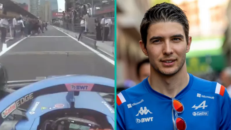 Watch: Ocon Narrowly Avoids Scary Crash With Journalists At Azerbaijan Grand Prix