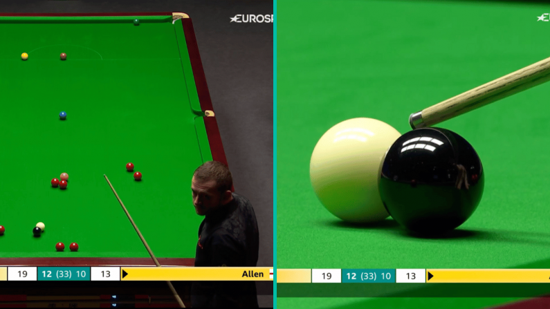 Mark Allen Cracked Up Crucible Crowd With Joke After Unfortunate Shot