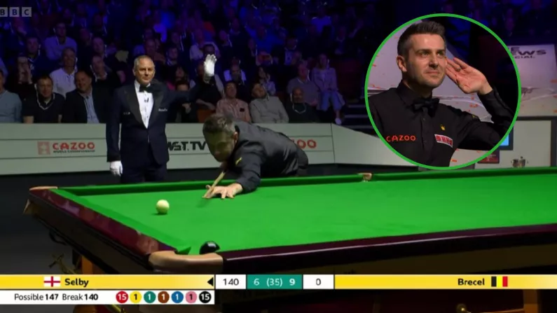 Memorable Scenes As Mark Selby Achieves Snooker Immortality With First 147 In A Crucible Final