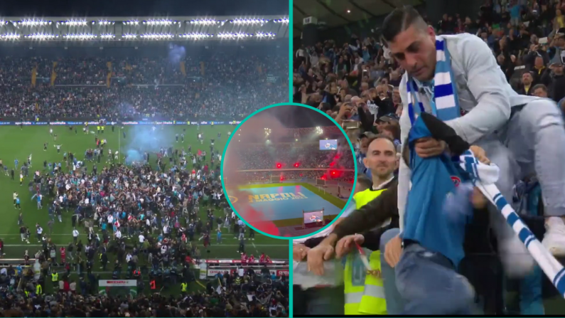 Wild Scenes As Napoli Crowned Serie A Champions