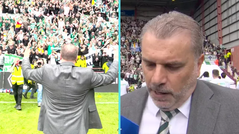 Postecoglou Shows Why He Is So Beloved With Emotional Interview After Celtic Title Win