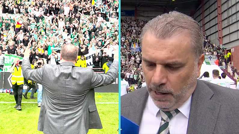 Postecoglou Shows Why He Is So Beloved With Emotional Interview After Celtic Title Win