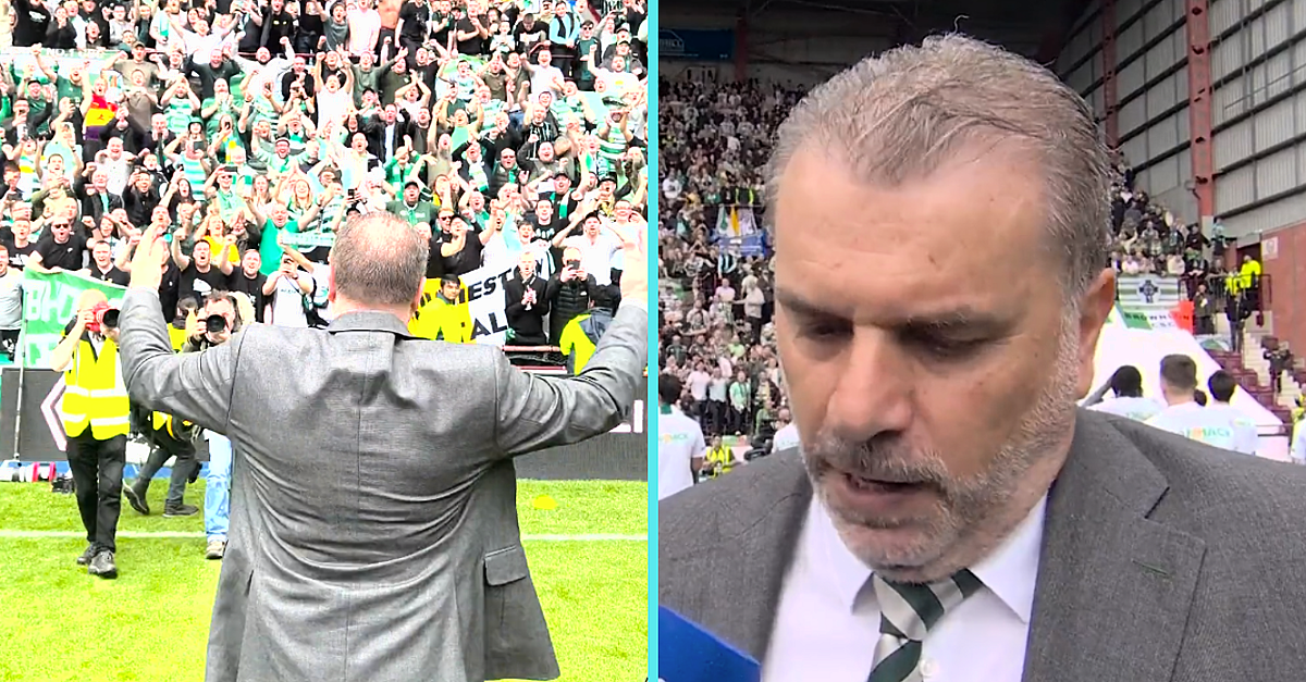 Ange Postecoglou Gives Emotional Interview After Celtic Secure Title ...