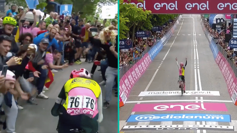 Amazing Scenes On Final Climb As Ben Healy Takes First Stage Win At Giro D'Italia