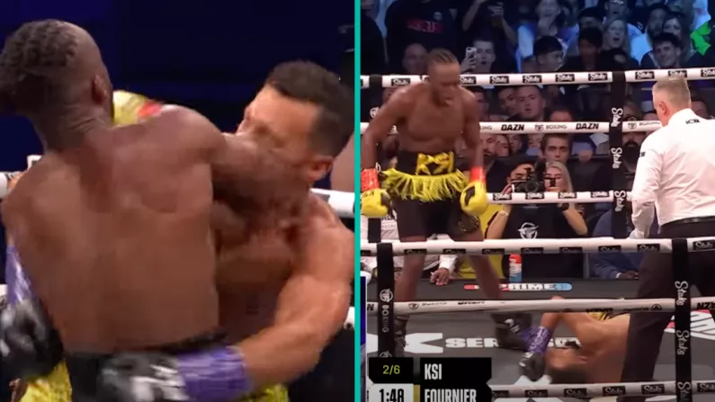 Watch: KSI Wins Celeb Boxing Match After Elbow To The Face TKO