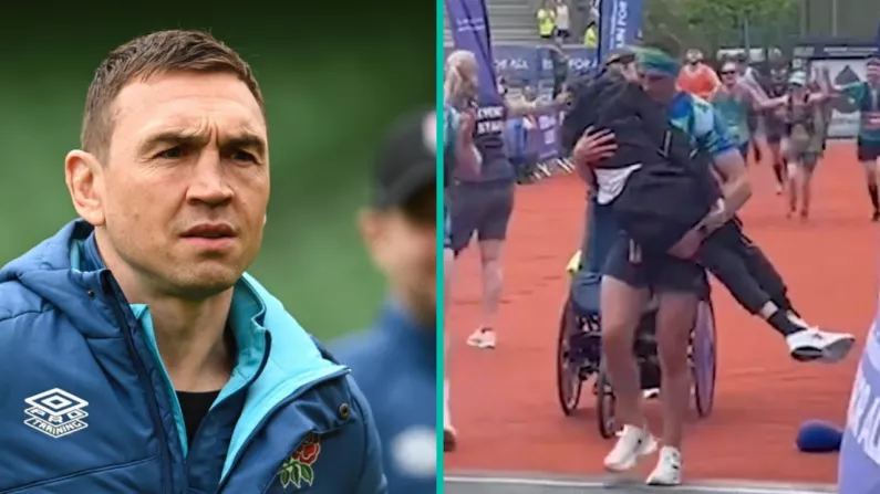 Rugby League Legends Share One Of Sport's Most Touching Moments At Leeds Marathon