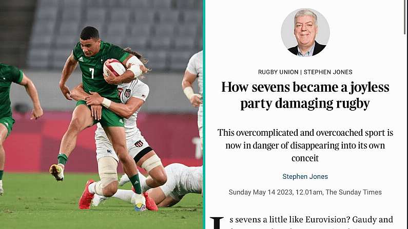 The Times Were Forced To Delete Untrue Stephen Jones Rugby Sevens Article