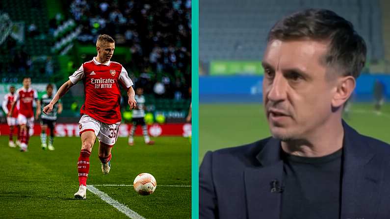 Gary Neville Doubles Down On Oleksandr Zinchenko Criticism