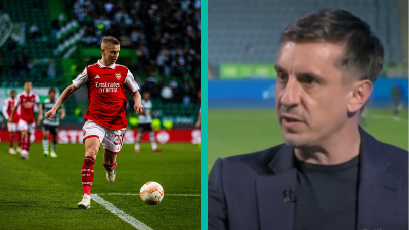 Gary Neville Doubles Down On Oleksandr Zinchenko Criticism