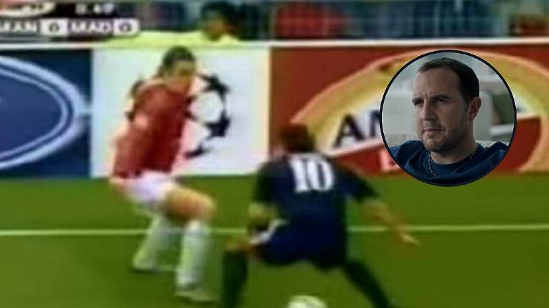 John O'Shea Remembers Iconic Luis Figo Nutmeg In Brilliant Advert