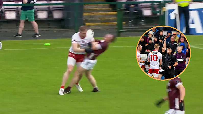 Watch: Tyrone's Frank Burns Sees Red For Horror Jack Glynn Tackle