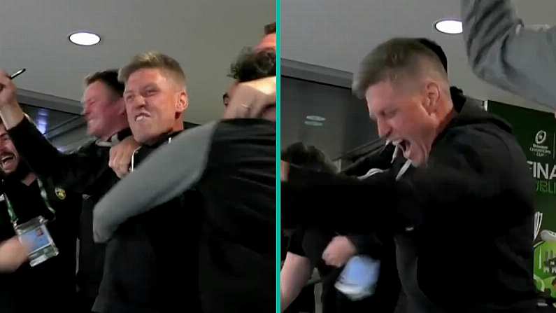 Ronan O'Gara Produced An All-Time Coaches Box Celebration After La Rochelle Final Win